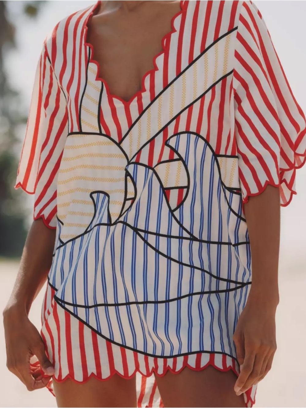 FARM Rio l Stripes Mini Dress - Picture 3 of 4